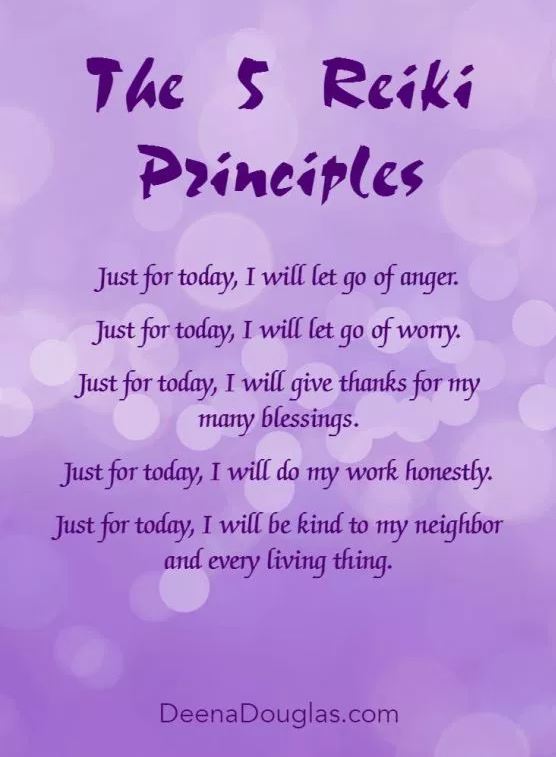 The 5 Reiki Principles